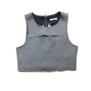 Vans Classic Checkered Crop Tank Top